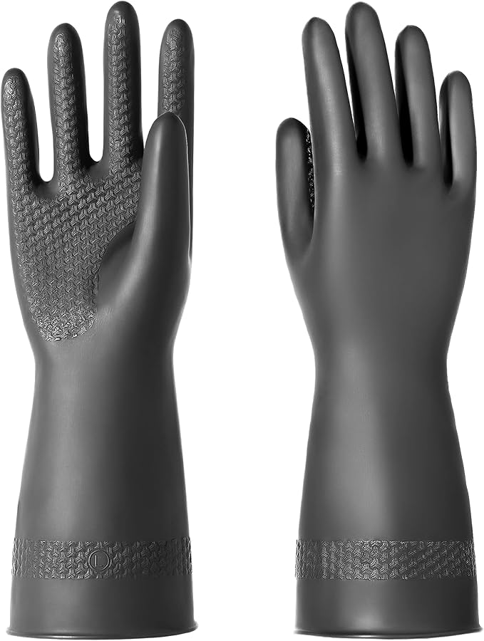 71I7JrsHV8L._AC_SX679_.jpg Chemical Resistant Latex Gloves - Image 1