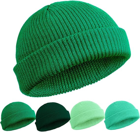 81E4-Pf7f-L._AC_SX569_.jpg Trawler Beanie Watch Hat Roll-up Edge Skullcap Fisherman Beanie for Women Men - Image 1