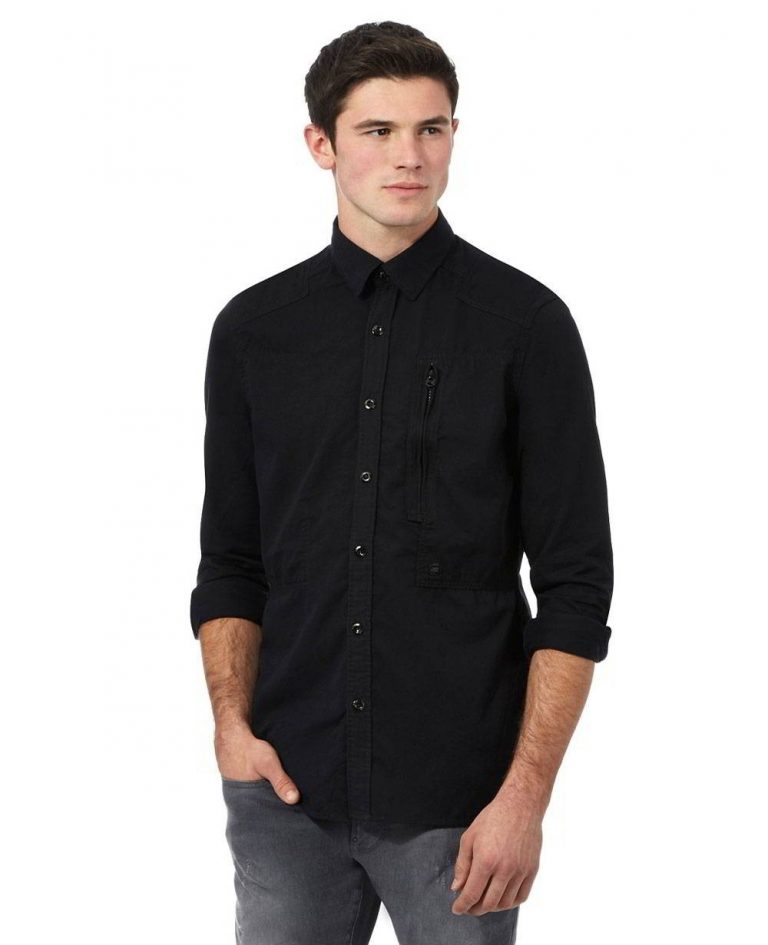 black-chest-zip-pocket-denim-shirt-ro-2346-20-_4_-768x945-1.jpg Black Chest Zip Pocket Denim Shirt - Image 1