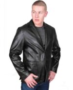 Leather Blazer