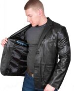Leather Blazer - Image 2