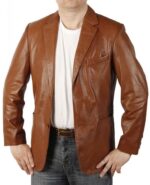 Leather Blazer